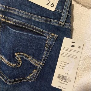 Size 26 Capri length Silvers Jeans new with tags.